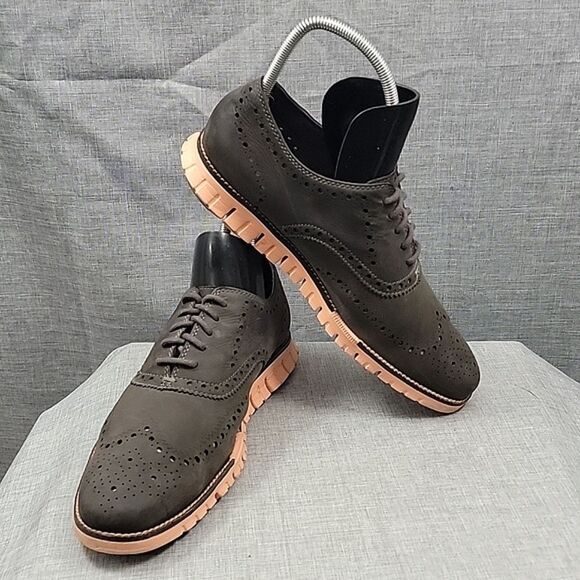 Cole Haan Zerogrand Shoes Magnet Sunset Leather Oxford Mens C29672 Men\'s 10.5 main image 12